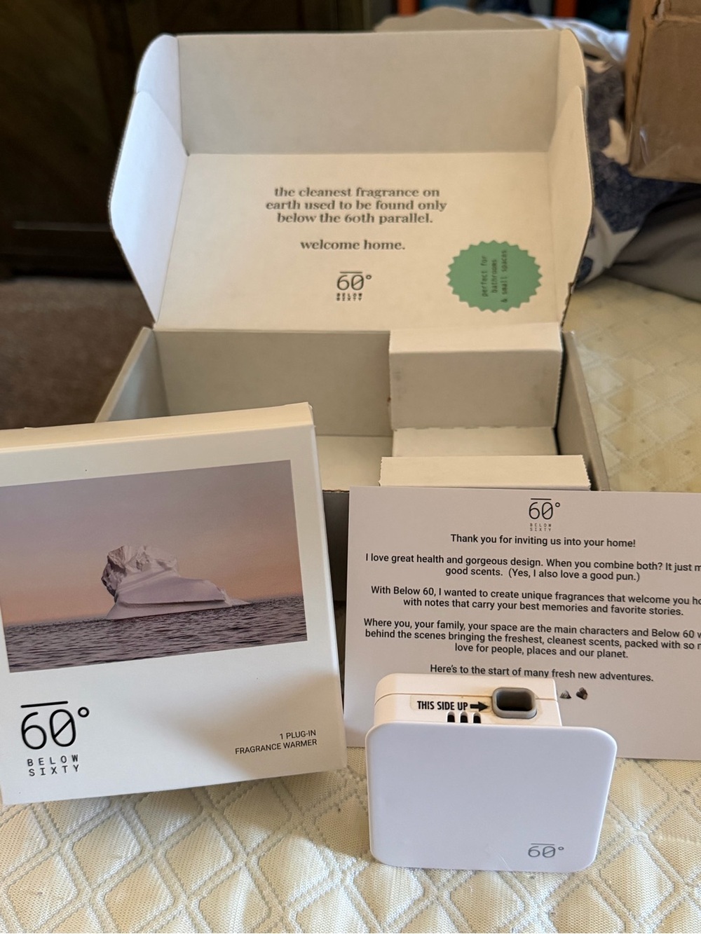 Below Sixty Plug-In Fragrance Warmer - White
